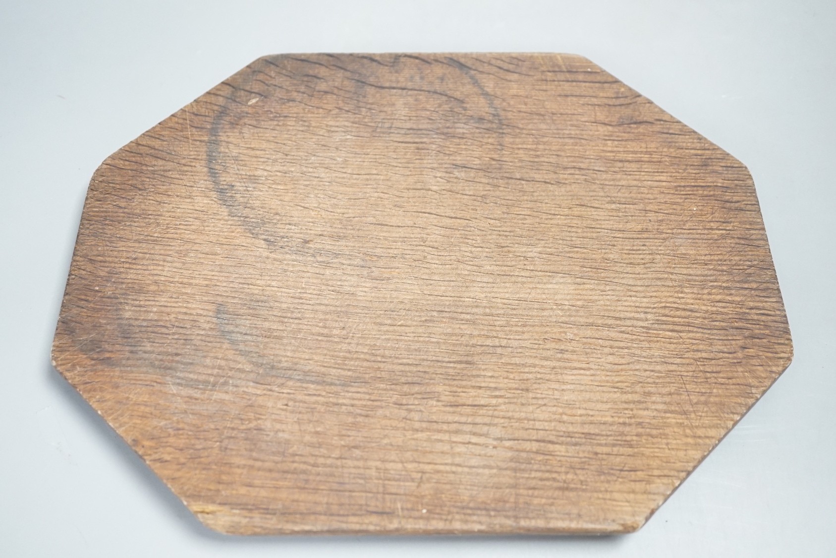 Robert 'Mouseman' Thompson oak cheese board - 30cm wide